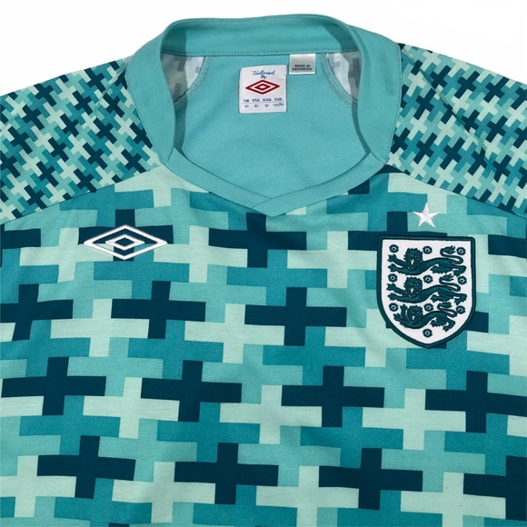 Umbro England Goalkeeper Soccer Away Jersey Sz 52 - Picture 3 of 12